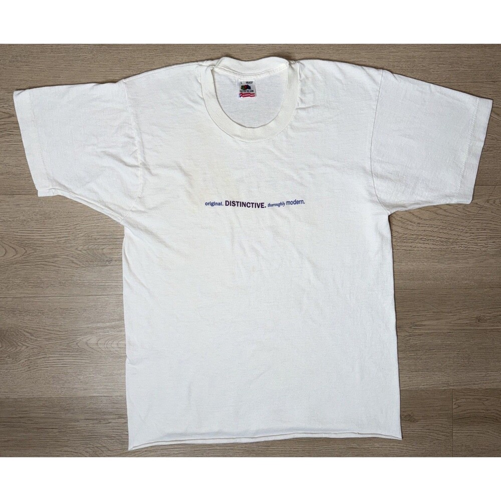 Vintage 90s Lifetime Television Promo T Shirt Size L USA Made Single Stitch